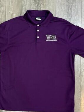 Nike Golf Dri-Fit Purple Polo Shirt Size L